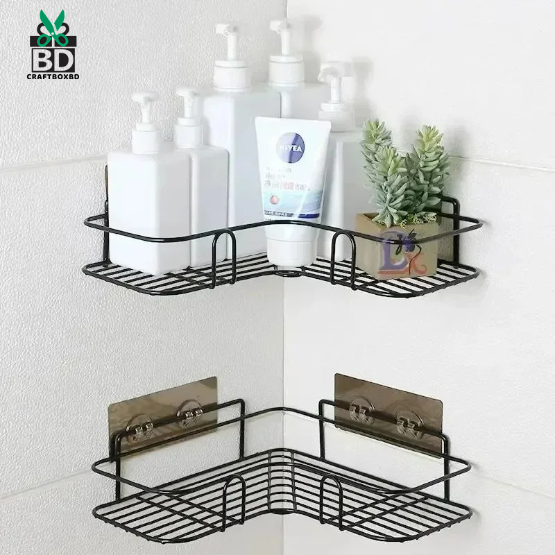 1Pcs Stainless Steel Bathroom Corner Shelf
