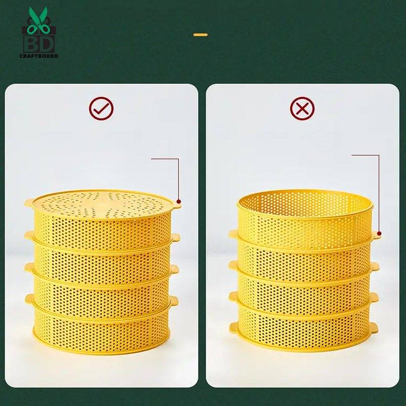 Hollow vegetable cover Dining Table Food Cover kitchen shelf 5 layer food dust cover anti-insect and anti-fly leftovers storage artifact - Image 3
