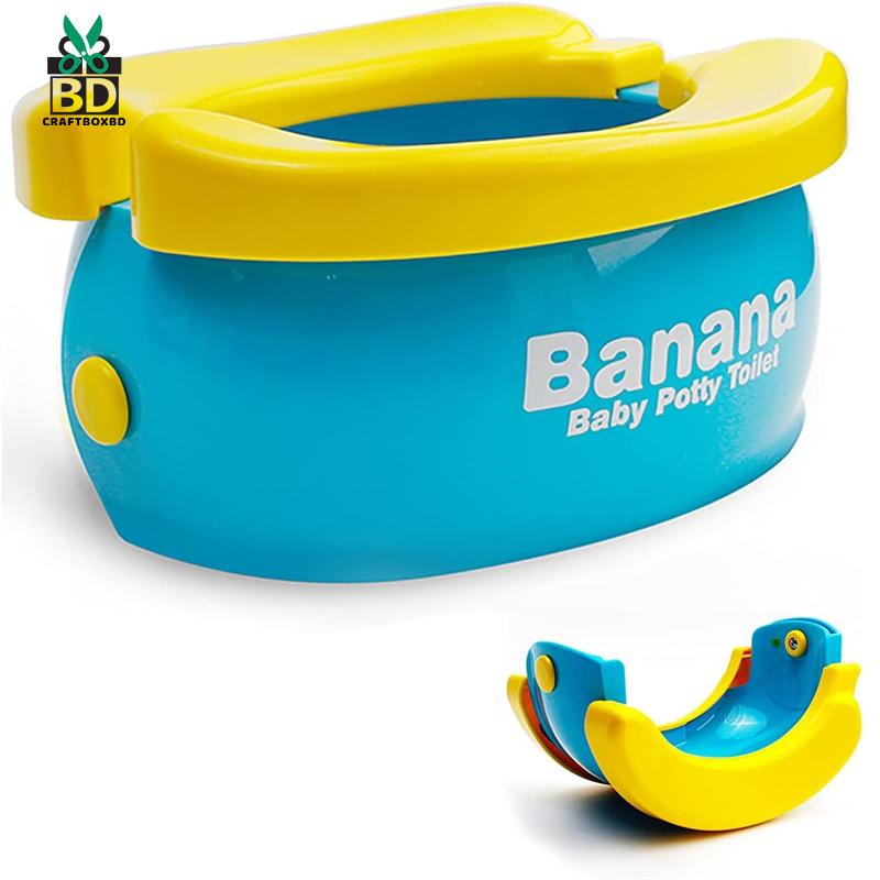 Portable Potty for Kids Travel Foldable Baby Potty Training Seat Outdoor and Indoor Easy to Clean