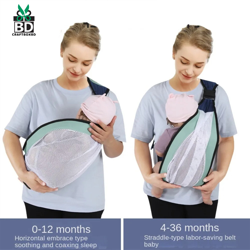 Newborn Baby Holding Carrier Bag